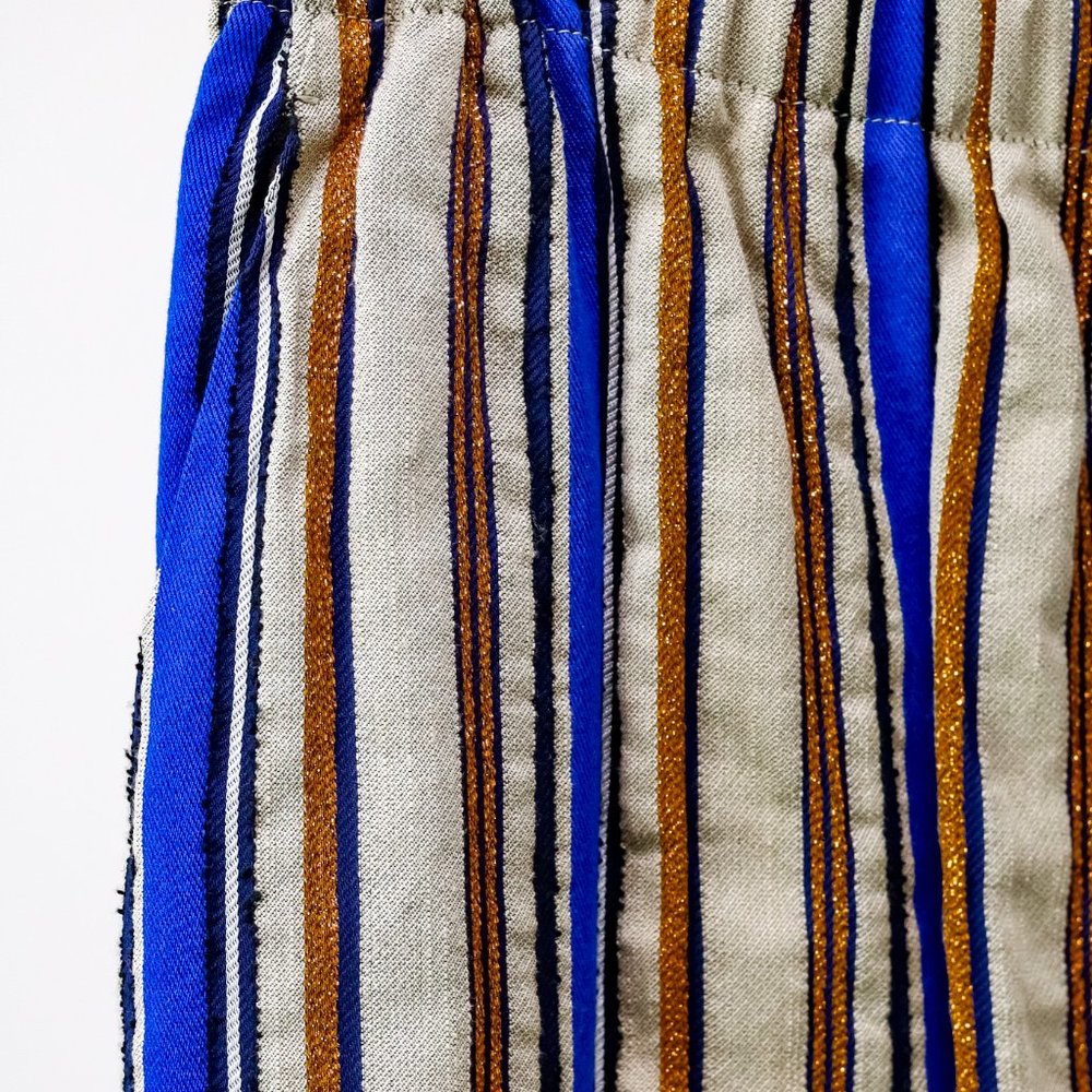 Forte_Forte R/19 6021 Blue Striped Pants - Picture 6 of 12